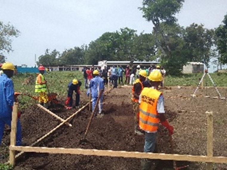 ENABEL construit une ferme pédagogique à l’Ecole Nationale d’Elevage de Bouar