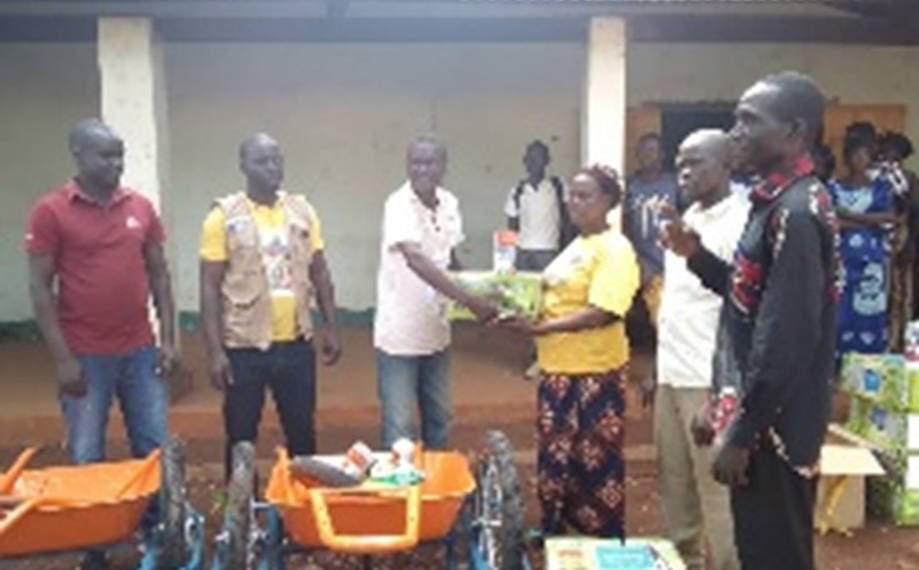 A Bozoum, l’«Agence Belge de Développement» (ENABEL) vole au secours des groupements agropoles