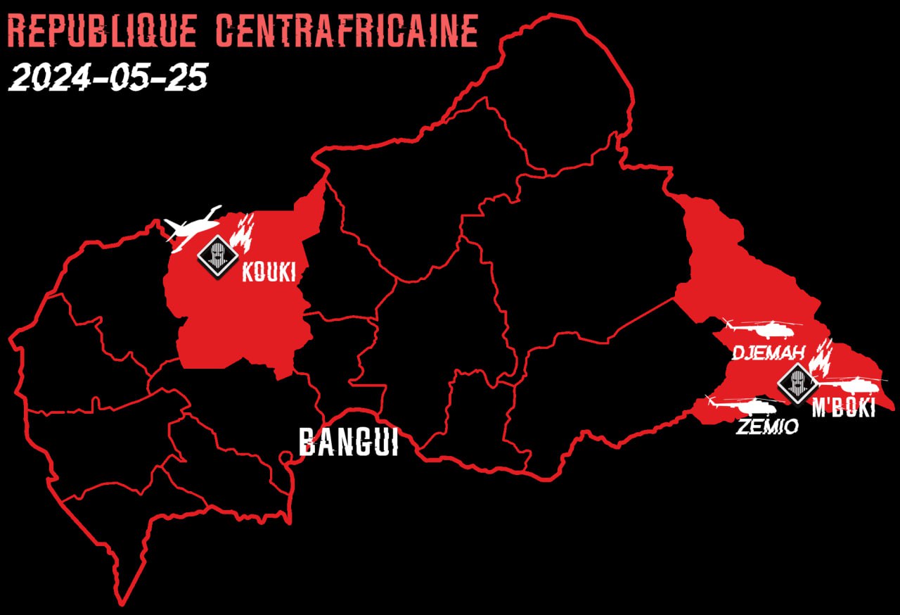 De grandes opérations militaires en cours dans le Nord et l’Est de la RCA contre des bandits armés