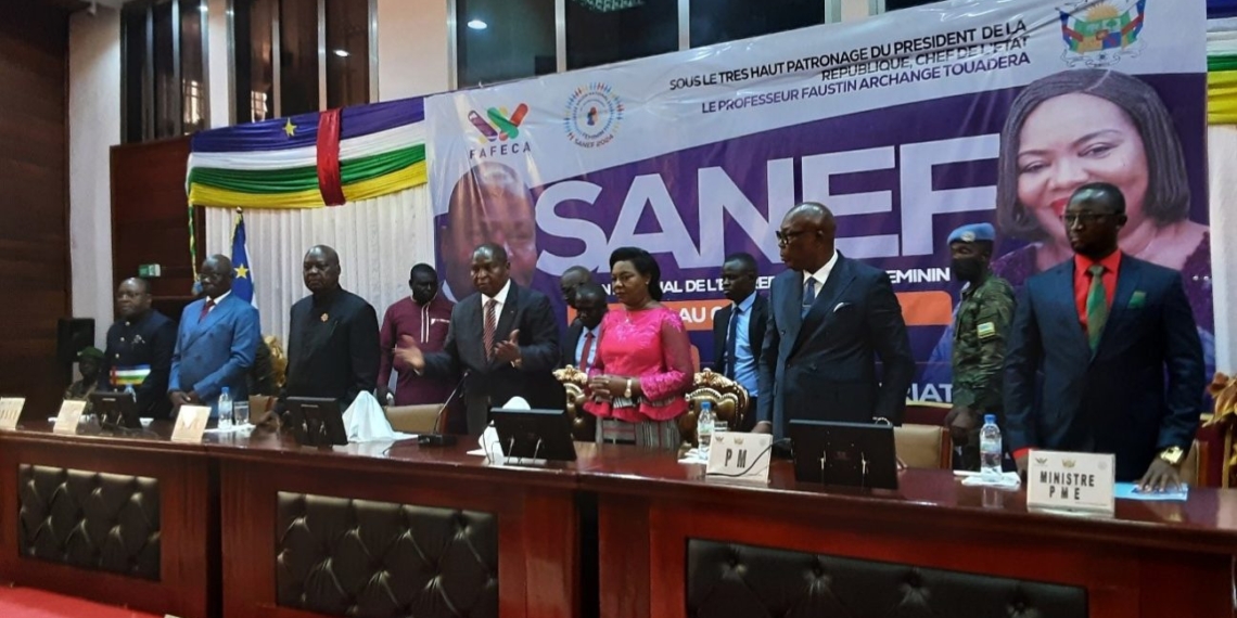 Le Président Touadéra a lancé la 1ère édition du «Salon National de l’Entreprenariat Féminin» à Bangui