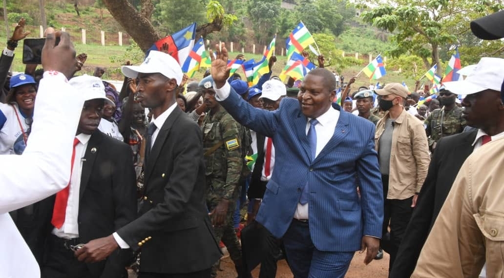 Le retour au bercail du Président Touadéra sous une liesse populaire après son périple à Dubaï, Moscou et Addis-Abeba