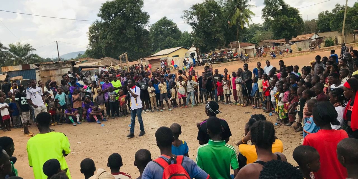 Rassemblement spontané contre l’ingérence étrangère et les activités destructrices des États-Unis en RCA