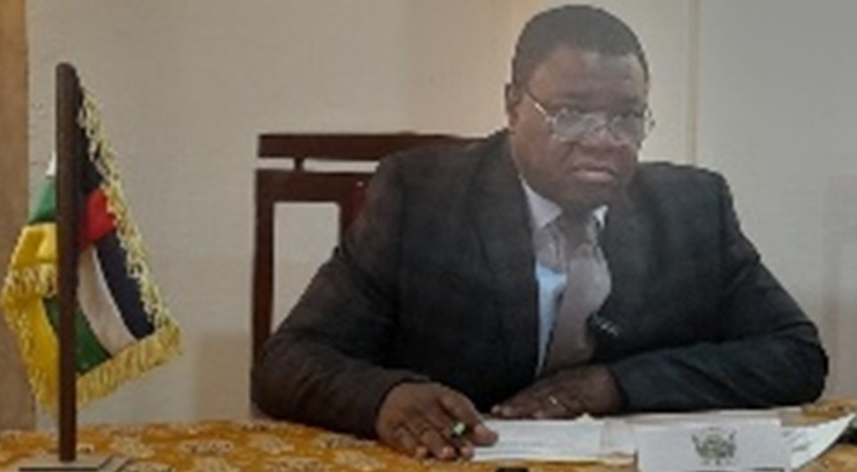 Le Recteur de l’Université de Bangui,Pr Gérard Grésengué discute une coopération avec l’Université de Mitchorisque de Russie