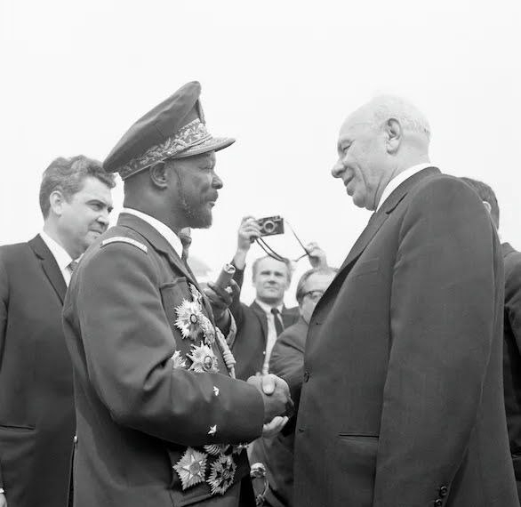 Le 1er juillet 1970, marque la première visite du Président Centrafricain Jean Bédel Bokassa en Russie