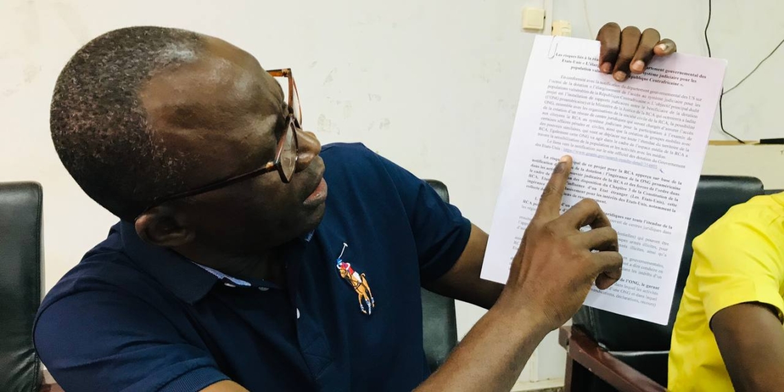 La «Synergie Centrafricaine» dénonce un projet de recrutement d’une ONG à la solde du Département d’Etat américain pour exercer en RCA