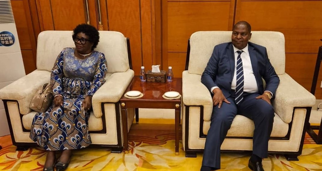 Sommet Chine-Afrique 2024 : le couple présidentiel Brigitte et Faustin Touadéra est arrivé à Pékin pour y prendre part  