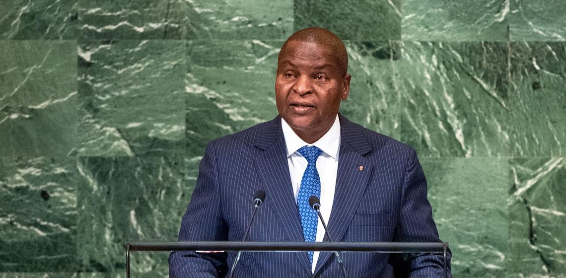 Le Président Touadéra : «Cet embargo imposé sur les armes depuis 2013 n’est plus justifié après le retour à l’ordre constitutionnel de 2016»