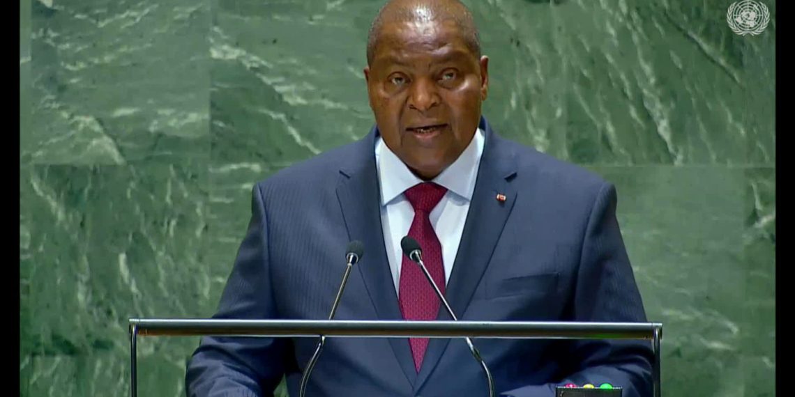 A la tribune de l’ONU, le Président Touadéra plaide pour un financement en faveur de lutte contre le changement climatique en Afrique et en RCA