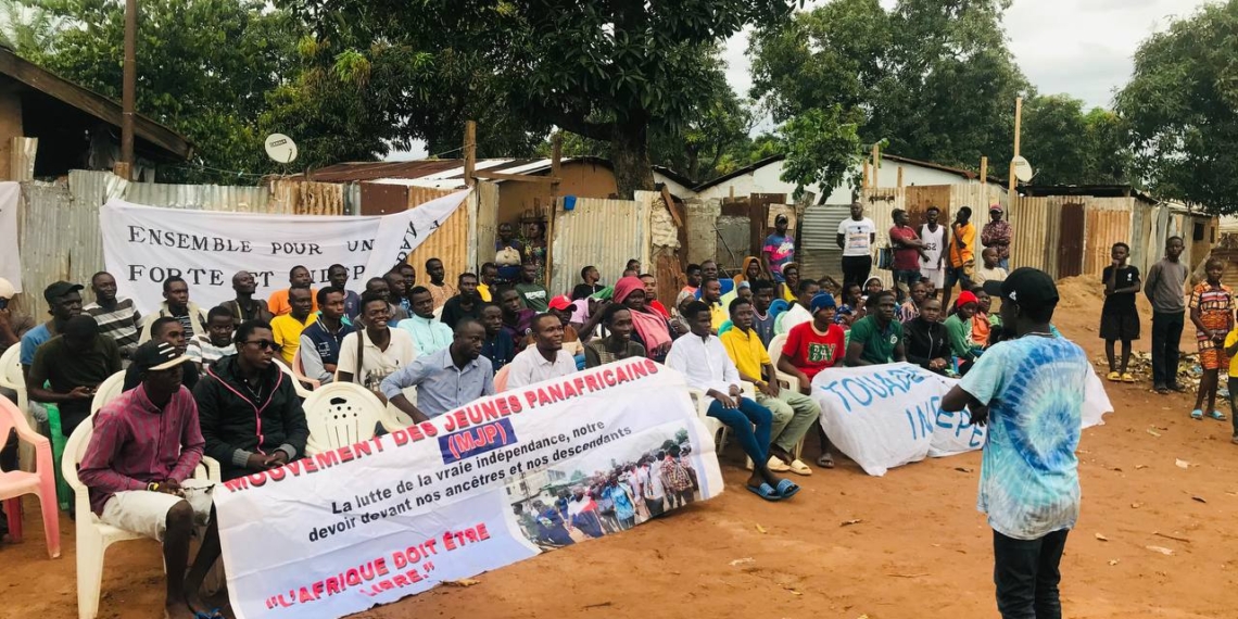 A Bangui, au quartier Yassara, dans le 5ème arrondissement des Centrafricains se sont rassemblés pour dénoncer l’ingérence occidentale