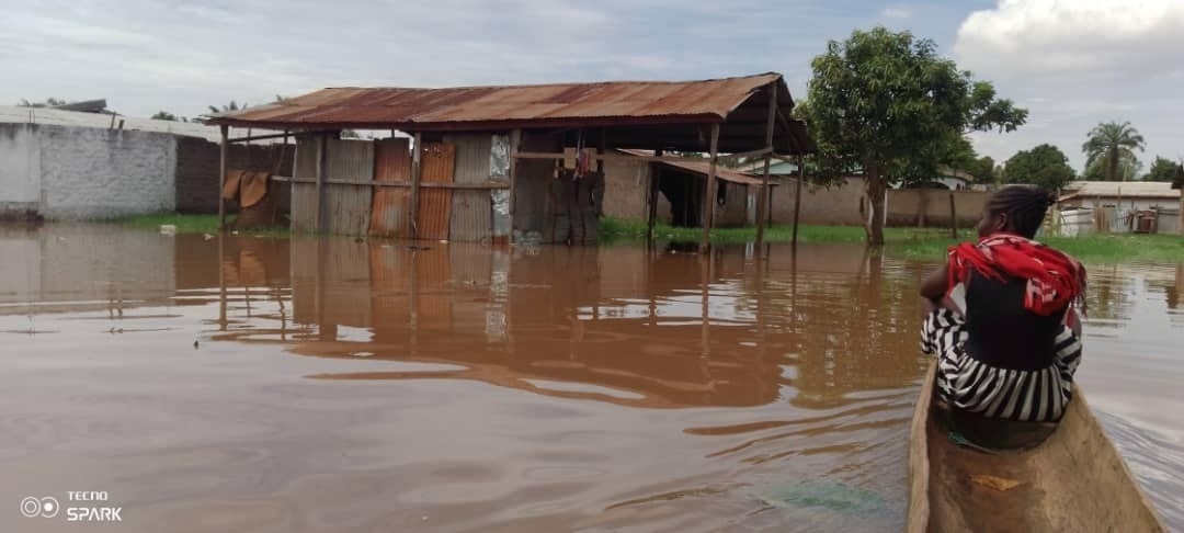 Les populations riveraines appellent à l’aide face la montée du niveau du fleuve Oubangui et de la rivière M’Poko