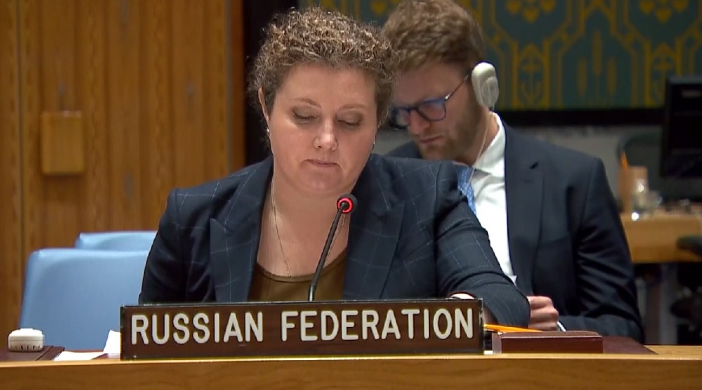 La représentante permanente adjointe de la Russie à l’ONU, Anna Evstigneeva plaide pour la levée totale de l’embargo sur le diamant centrafricain