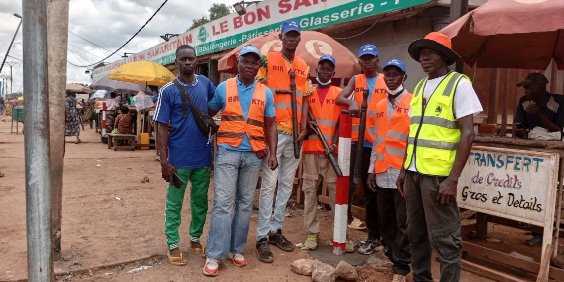 Grande opération de déguerpissement des commerçants installés de manière anarchique à Bangui en cours