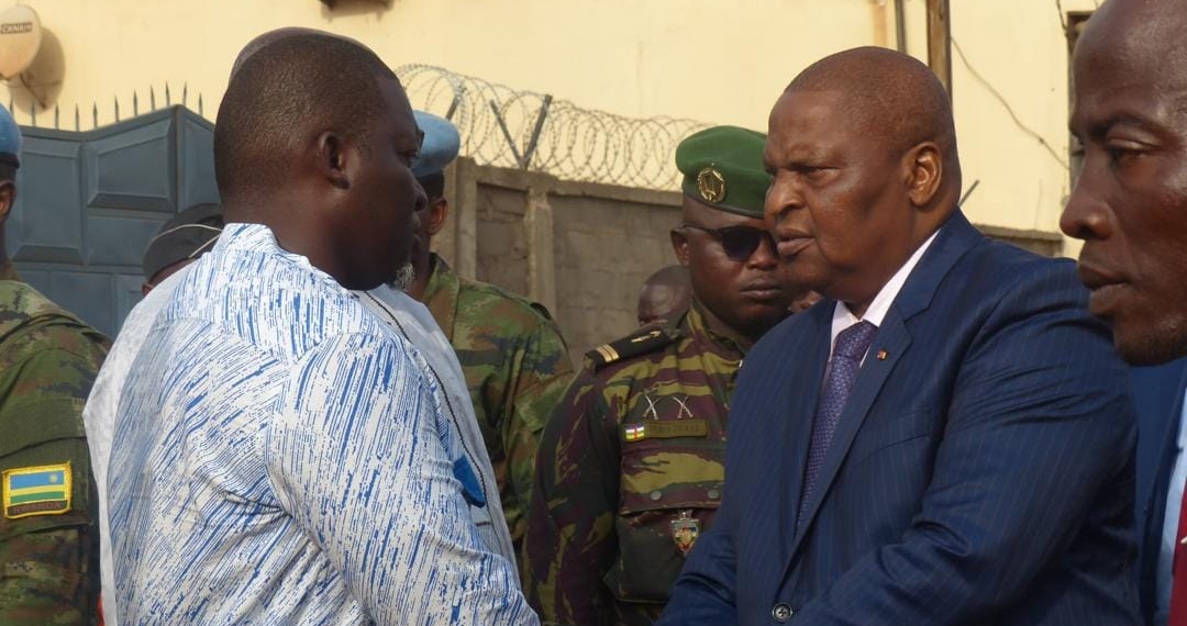 Le Président Touadéra consterné suite à la disparition du militant du MCU Moctar Ben Moctar et lui rend un dernier hommage