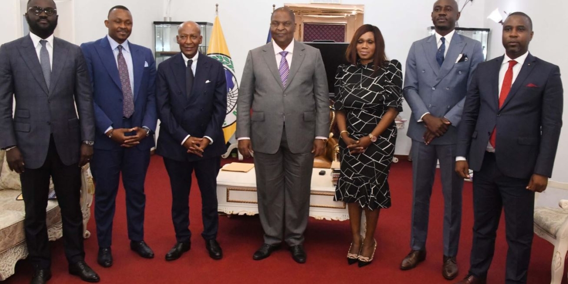 Le Président Touadéra accorde une audience à une délégation du «Groupe Africa Oil & Gas Corporation et Pétro Congo»