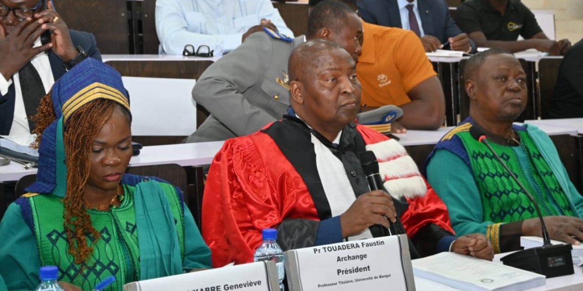 Le Chef de l’Etat Centrafricain Pr Faustin Archange Touadéra a présidé deux jurys de soutenance de thèse au Burkina-Faso