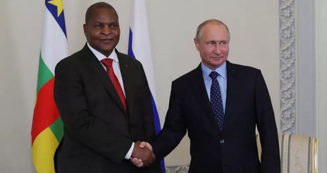 Lettre de félicitations du Président Russe Vladimir Poutine à son homologue Centrafricain Faustin Archange Touadéra