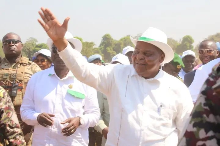 Le Président Touadéra à Kaga-Bandoro pour la Journée Mondiale de l’Alimentation édition 2024