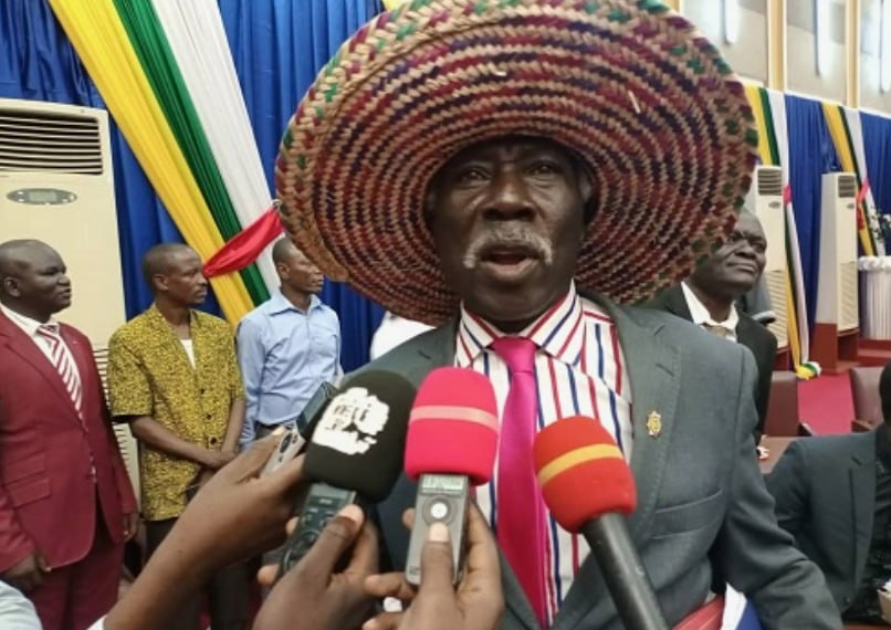 Le Ministre Conseiller du Président de la République Fidèle Gouandjika rend hommage à Joseph Bendounga