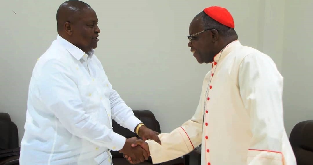 Le Président Touadéra reçoit les Evêques de Centrafrique