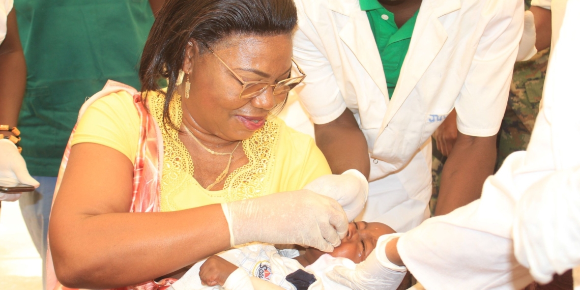 La 1ère Dame de Centrafrique Tina Touadéra veut préserver la santé des mineurs et lutter contre mortalité maternelle et infantile dans le pays