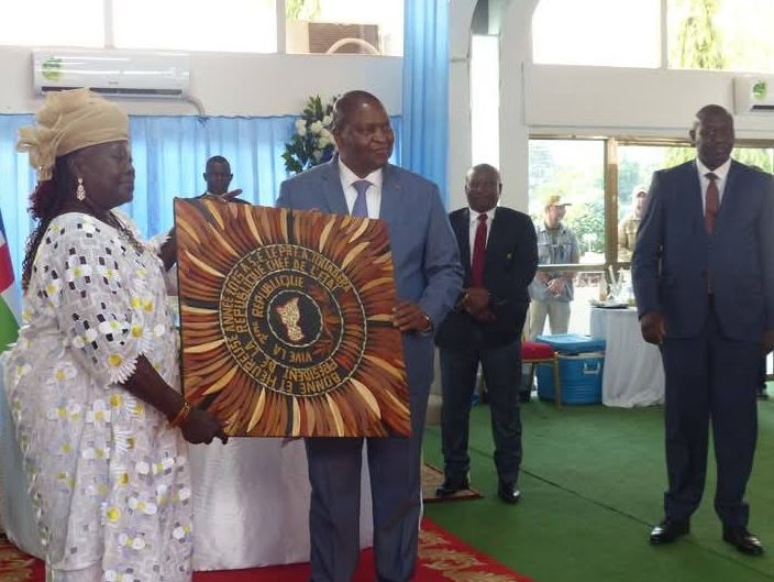 Le personnel de la Présidence de la RCA a présenté ses vœux du Nouvel An au Président Touadéra