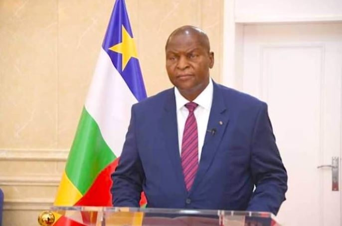 Des responsables d’institutions du pays présentent leurs vœux du Nouvel An 2025 au couple présidentiel Tina Marguerite et Faustin Archange Touadéra