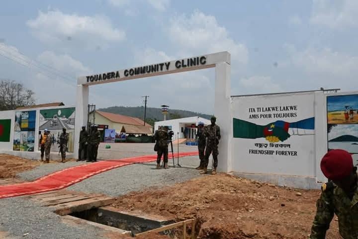 La «Clinique Communautaire Touadéra» inaugurée au Camp Kassaï à Bangui