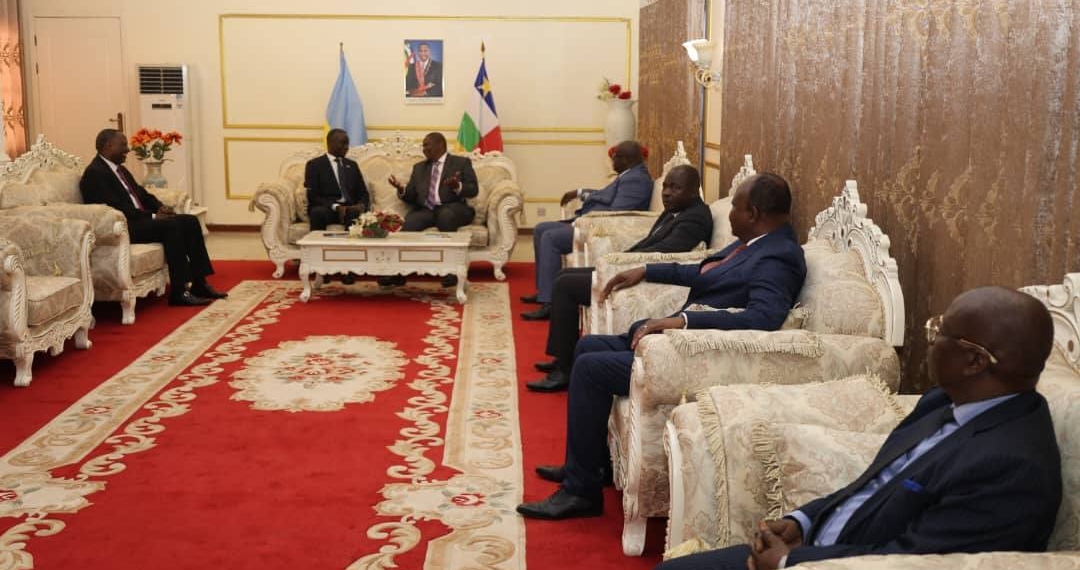Le Président Touadéra a reçu des diplomates accrédités auprès de la RCA