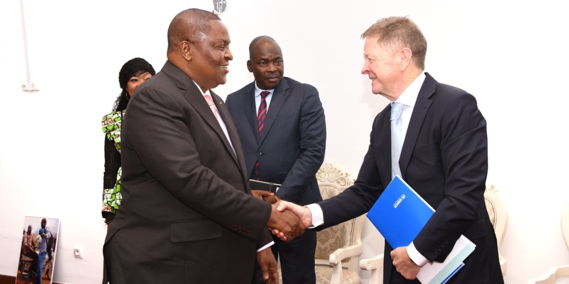 La Président Touadéra a accordé une audience à une délégation du HCR