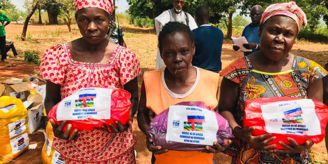 Une mission humanitaire Russe au chevet de la population de Zémio dans le Haut-Mbomou en produits de première nécessité