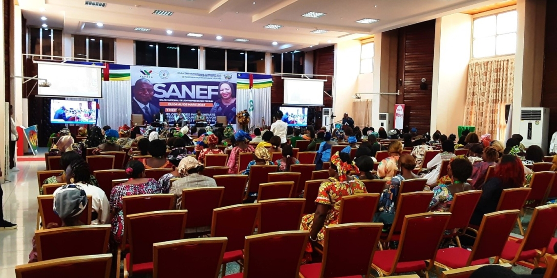 Le site de la 2ème édition du SANEF à Bangui, dépourvu des clients