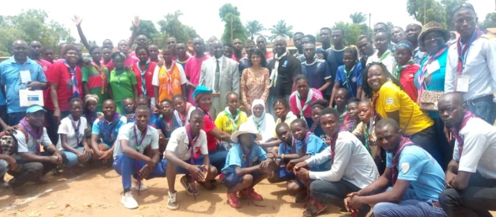 Les Scouts de Centrafrique ont célébré la Journée Africaine du Scoutisme