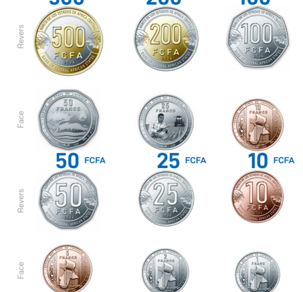 La nouvelle gamme de pièces de monnaie BEAC «Type 2024» mise en circulation dans la zone CEMAC