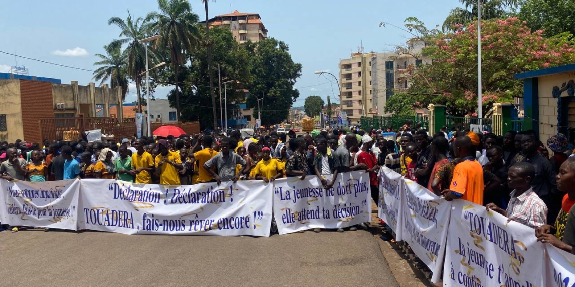 La jeunesse centrafricaine est impatiente et réclame la déclaration de candidature du Président Touadéra