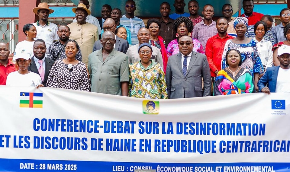 Le HCC présente son rapport de monitoring des médias sur la lutte contre la désinformation et les discours de haine en RCA