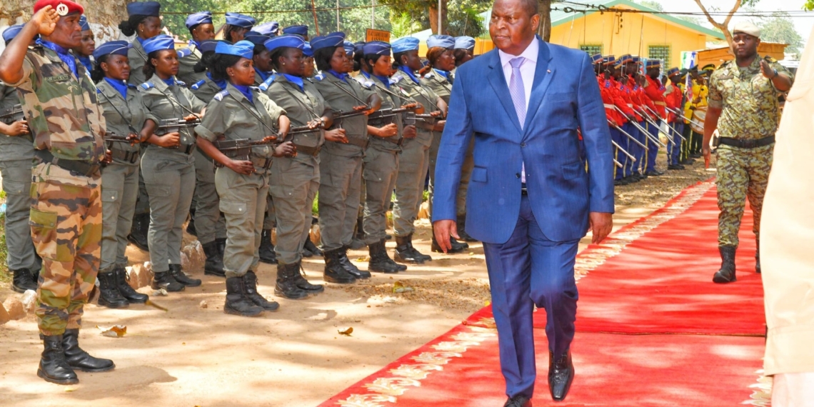 Le Président Touadéra a pris part à le messe de bénédiction inaugurale de la grotte mariale militaire «Notre Dame des Armées» au camp Kassaï