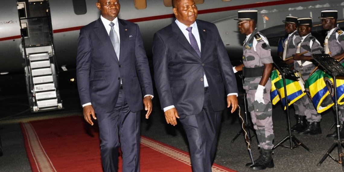 Le Président Touadéra au Gabon pour prendre part à l’investiture de son homologue Brice Clotaire Oligui Nguema