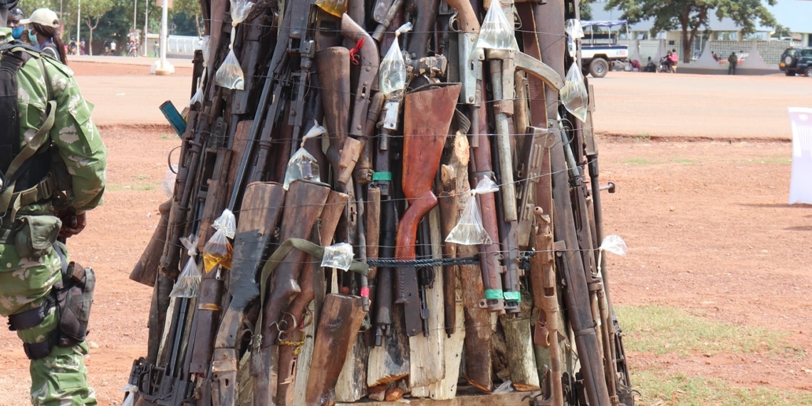 La population de Boeing dans la Commune de Bimbo 3 s’engage pour la remise volontaire des armes et de munitions de guerre