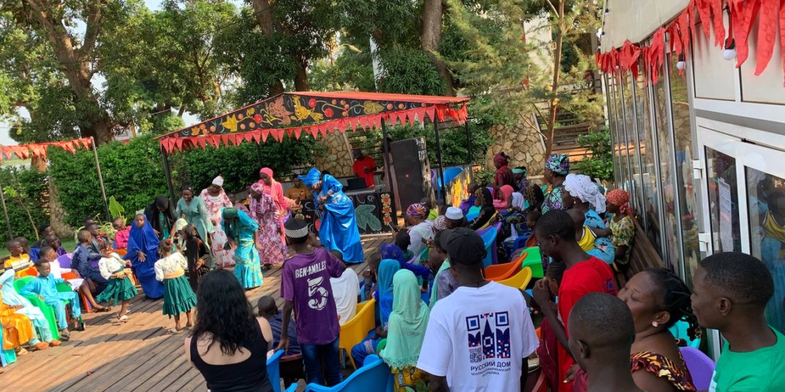 Plusieurs Musulmans fêtent la Tabaski à la Maison Russe de Bangui