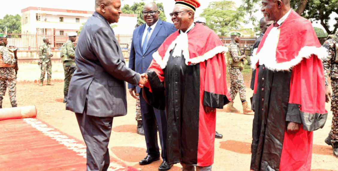 Le Président Touadéra installe les nouveaux Juges et assiste à la prestation de serment des Magistrats de la Cour d’Appel de Bangui
