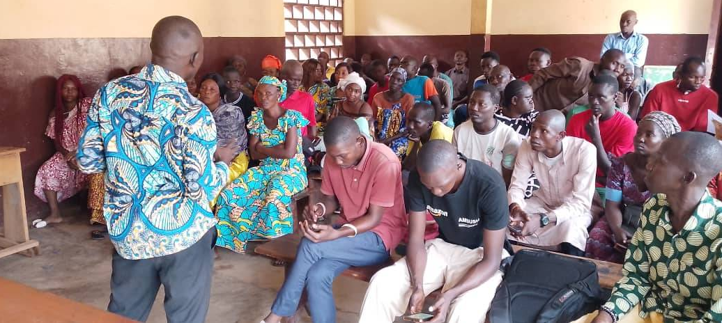 La population du 2eme arrondissement de Bangui, sensibilisé sur les manœuvres machiavéliques des leaders du BRDC.