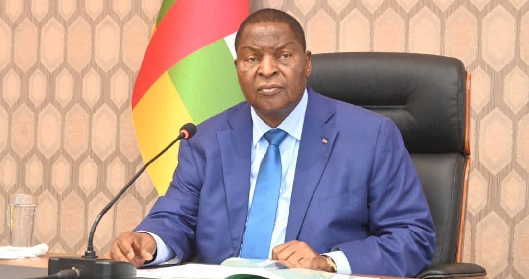 Le Président Touadéra tient une réunion avec les acteurs du Groupe Mahasakthi