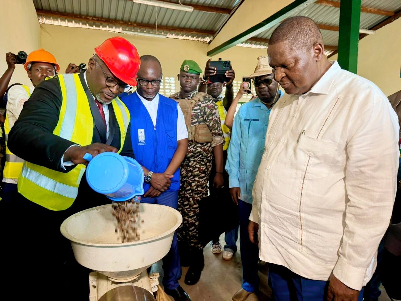 De nouvelles infrastructures inaugurées par le Président Touadéra à Mbaïki