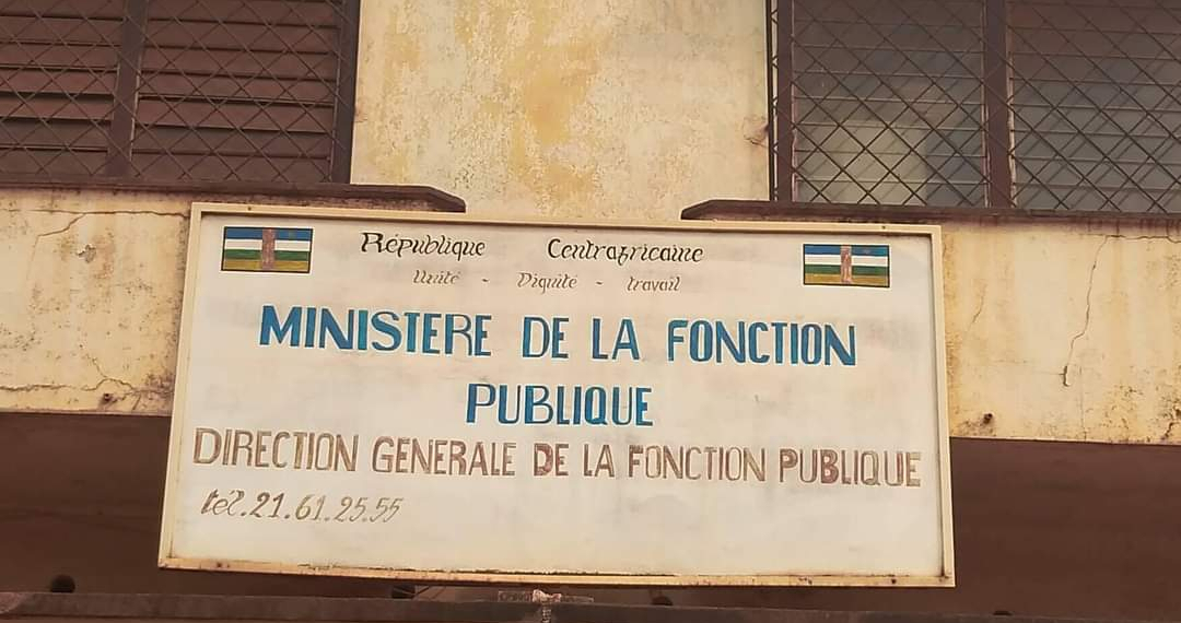 Le ministère de la Fonction Publique de la RCA fait le ménage au sein de ses locaux