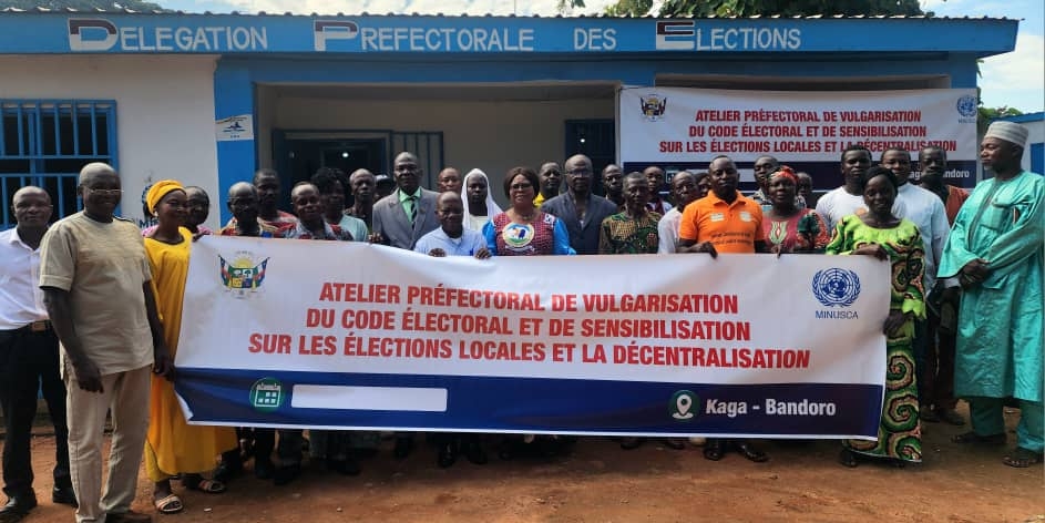 Le bureau de la délégation préfectorale des élections de Kaga-Bandoro boucle le dépôt de candidature aux élections régionales