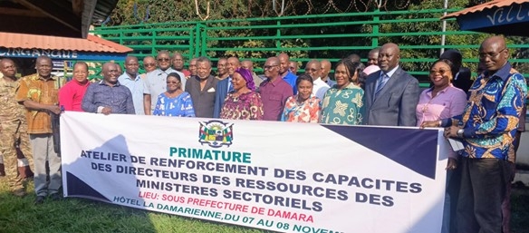 RCA : Renforcement des capacités des directeurs des ressources humaines des ministères à Damara
