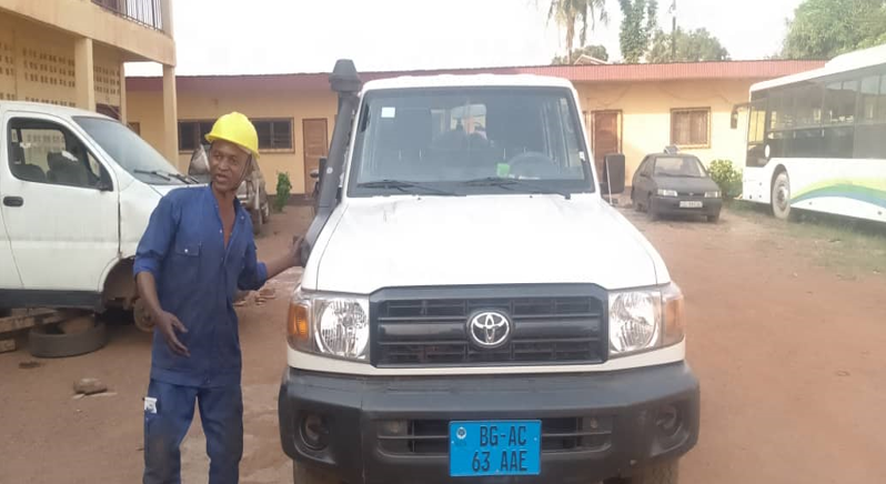 La JPN de SICA 2 se dote d’un garage pédagogique pour former et insérer les jeunes en Centrafrique