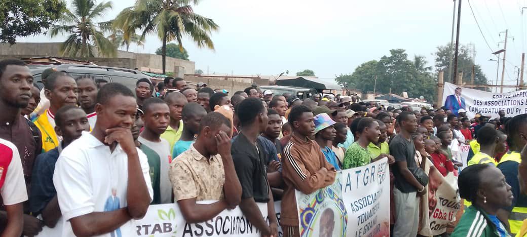 Le Président Touadéra a eu un soutien de taille dans le 3ème arrondissement de Bangui