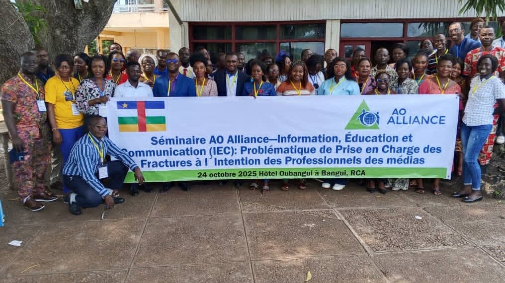 Les professionnels des medias à l’école de la problématique de prise en charge des fractures en RCA