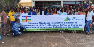Les professionnels des medias à l’école de la problématique de prise en charge des fractures en RCA